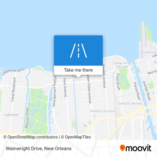 Mapa de Wainwright Drive