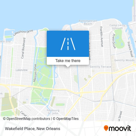 Mapa de Wakefield Place