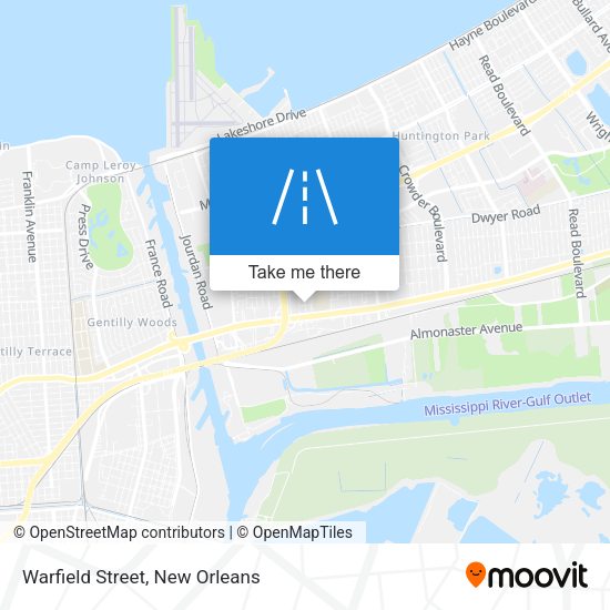 Warfield Street map