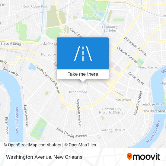 Washington Avenue map