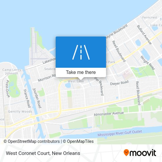 West Coronet Court map