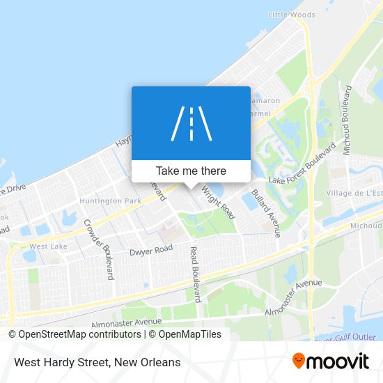 Mapa de West Hardy Street
