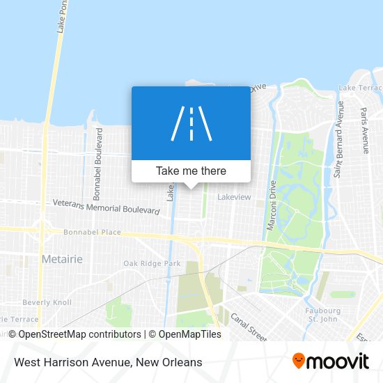 Mapa de West Harrison Avenue