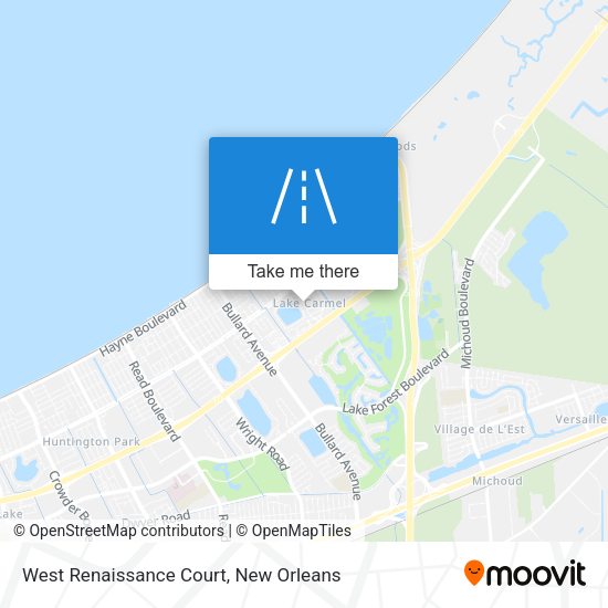 Mapa de West Renaissance Court