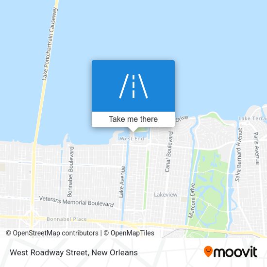 Mapa de West Roadway Street