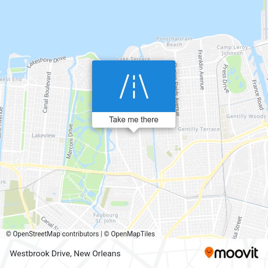 Mapa de Westbrook Drive