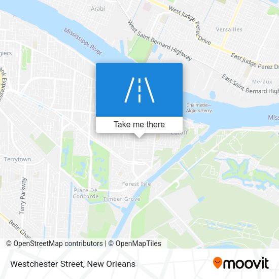 Westchester Street map