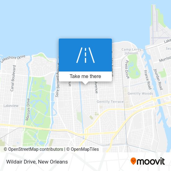 Mapa de Wildair Drive