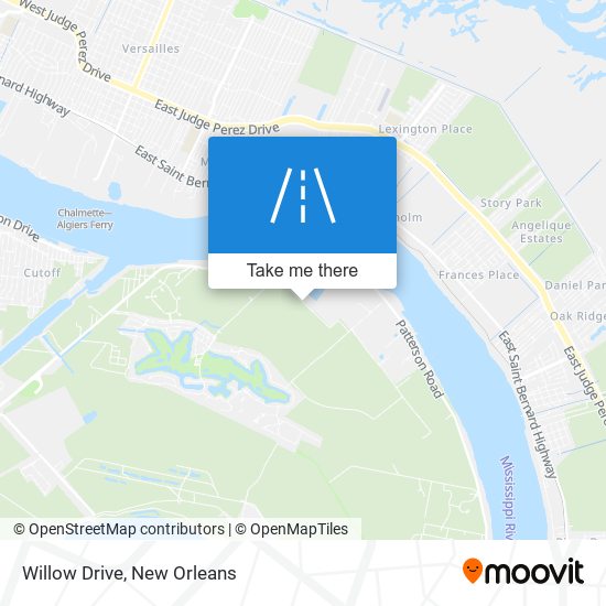 Mapa de Willow Drive