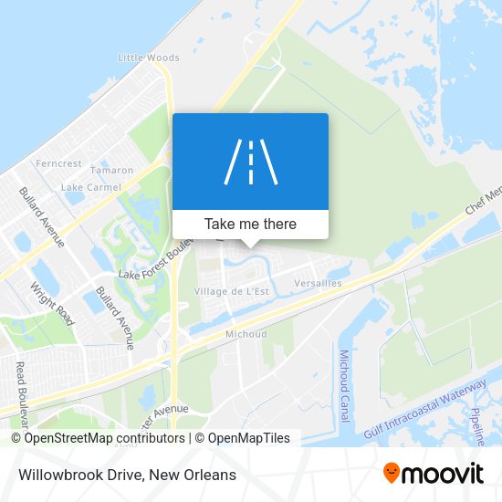 Willowbrook Drive map