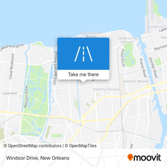 Mapa de Windsor Drive