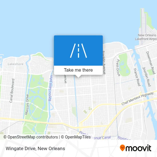 Wingate Drive map