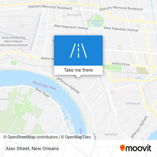 Mapa de Alan Street