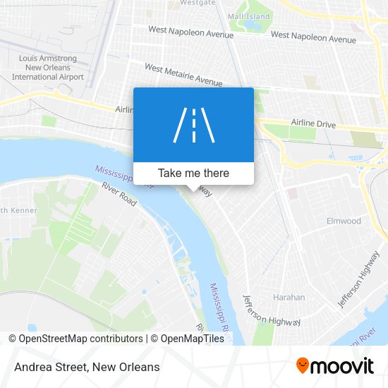 Mapa de Andrea Street
