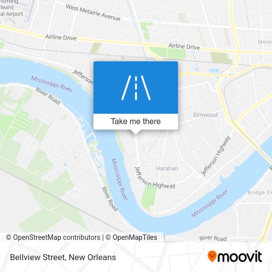 Mapa de Bellview Street
