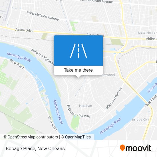 Mapa de Bocage Place