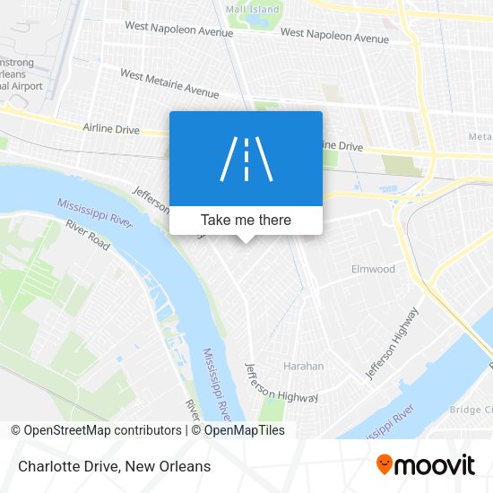 Mapa de Charlotte Drive