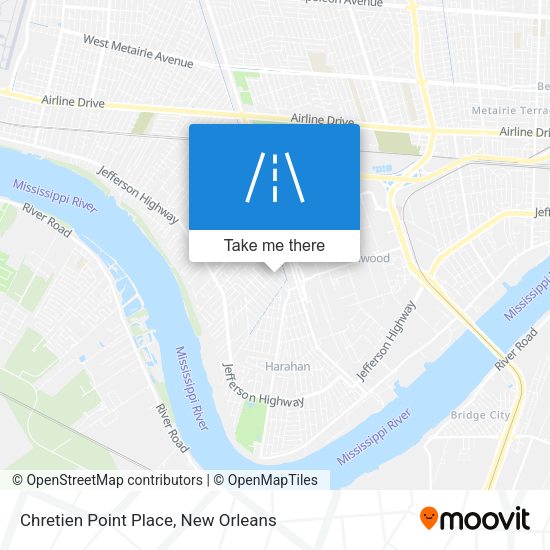 Chretien Point Place map
