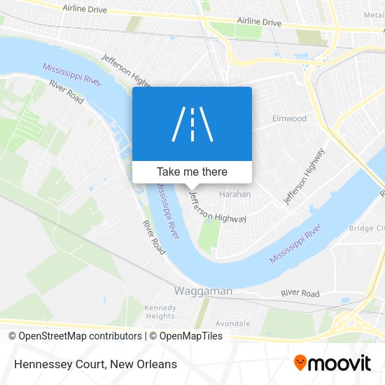Hennessey Court map