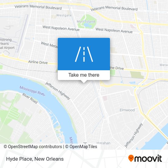 Mapa de Hyde Place