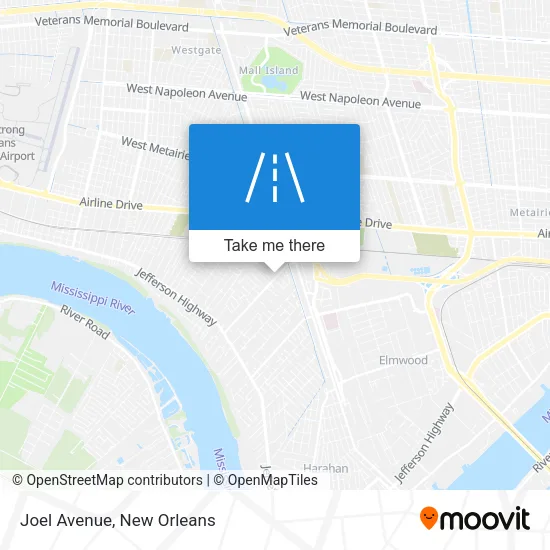 Mapa de Joel Avenue