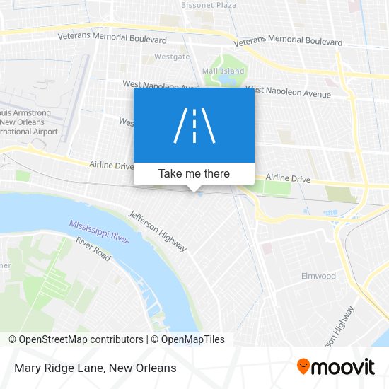 Mary Ridge Lane map