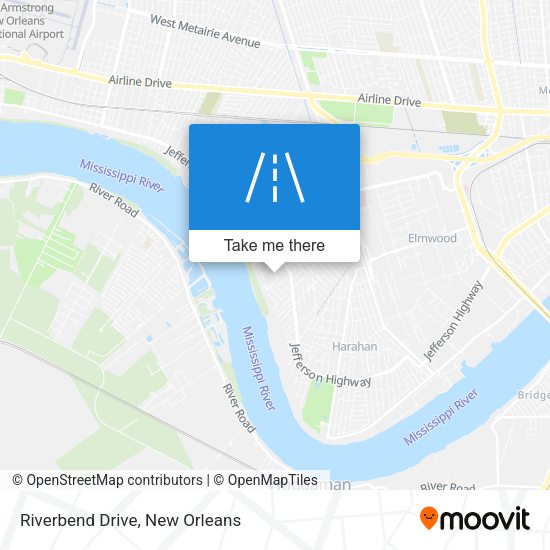 Riverbend Drive map