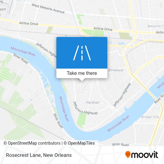 Mapa de Rosecrest Lane