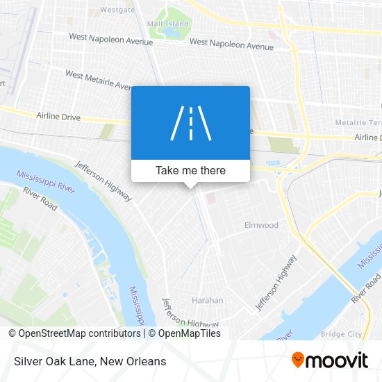 Silver Oak Lane map