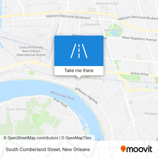 Mapa de South Cumberland Street