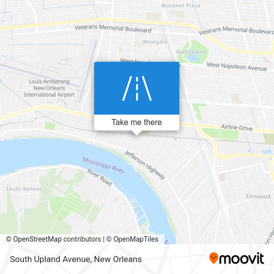 Mapa de South Upland Avenue