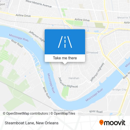 Steamboat Lane map