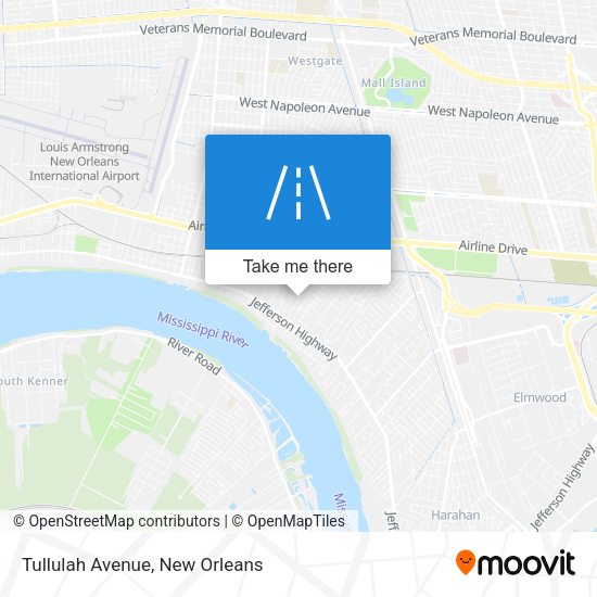 Tullulah Avenue map