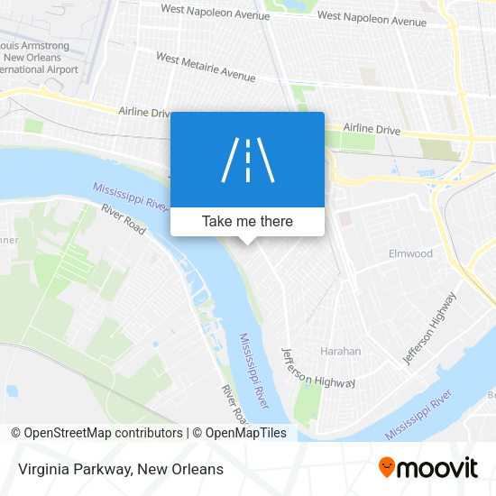 Mapa de Virginia Parkway