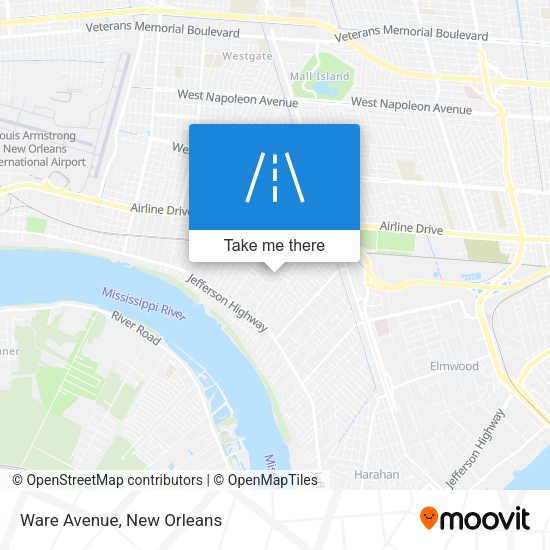 Mapa de Ware Avenue