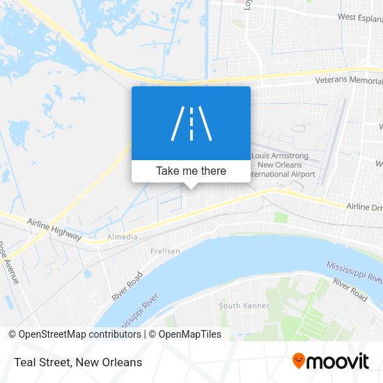 Teal Street map