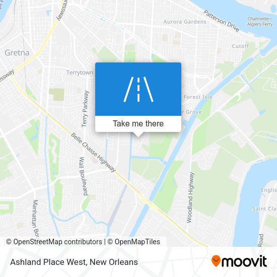 Mapa de Ashland Place West