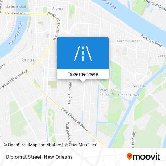 Diplomat Street map