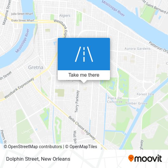 Mapa de Dolphin Street