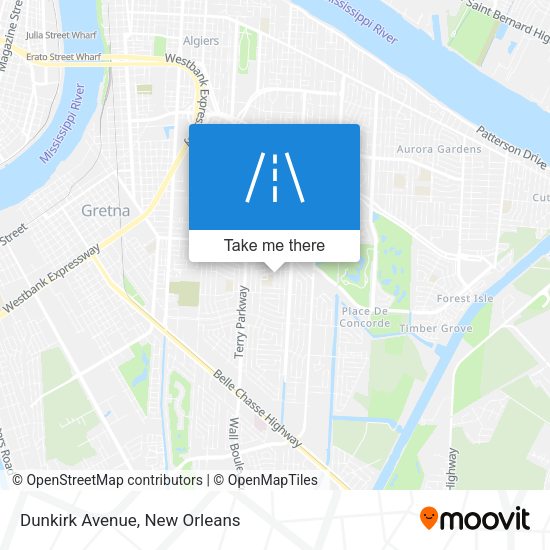Mapa de Dunkirk Avenue