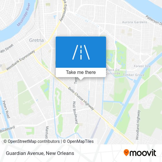 Mapa de Guardian Avenue