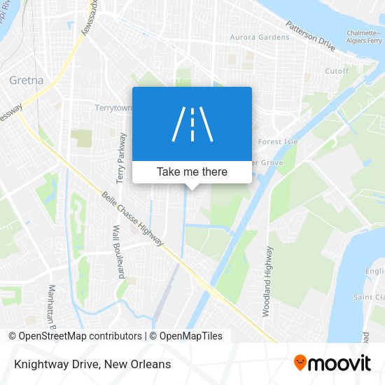 Knightway Drive map