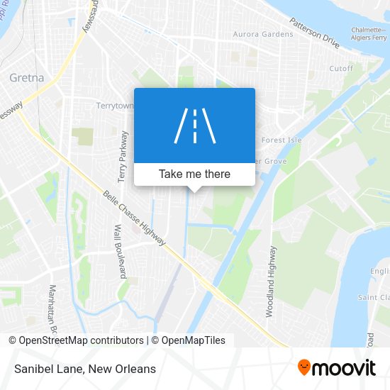 Mapa de Sanibel Lane