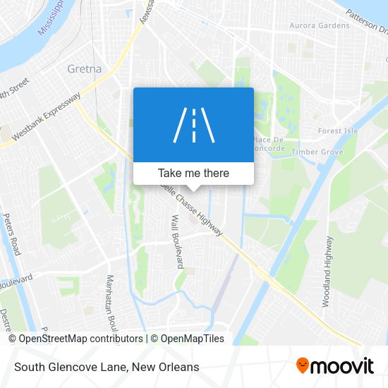 Mapa de South Glencove Lane