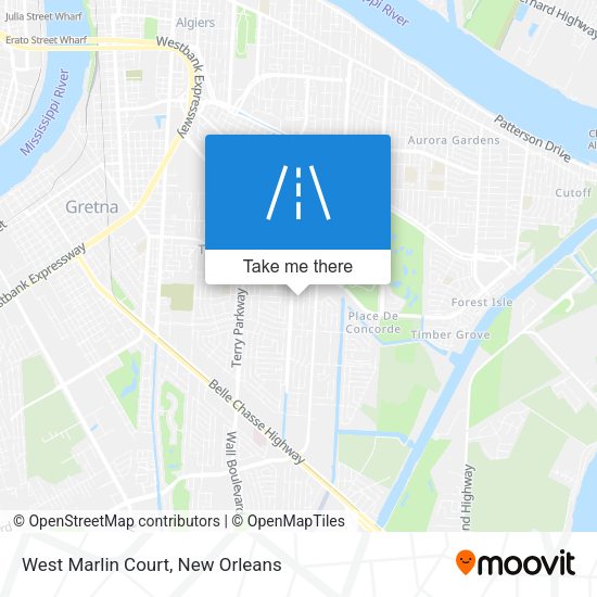 West Marlin Court map