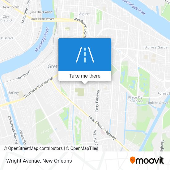 Mapa de Wright Avenue