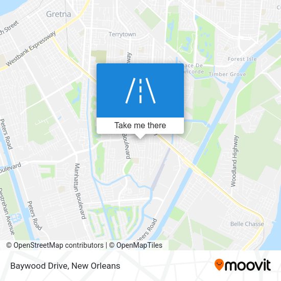 Mapa de Baywood Drive