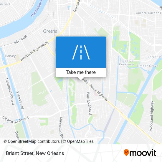 Mapa de Briant Street