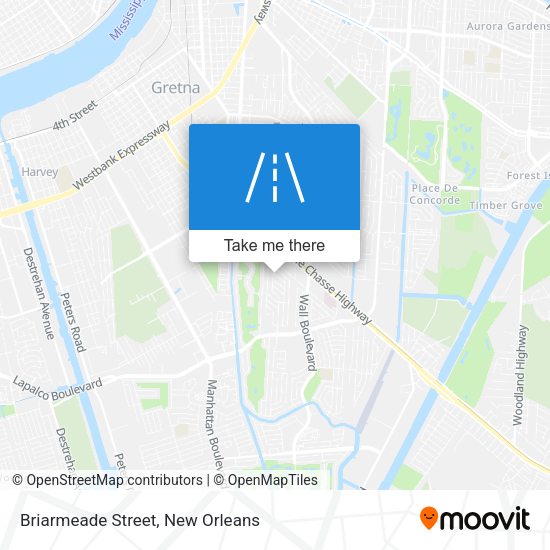 Briarmeade Street map