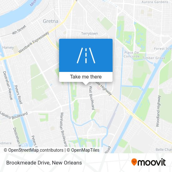 Mapa de Brookmeade Drive